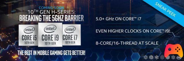 INTEL lanzará la CPU móvil Core i9-10980HK