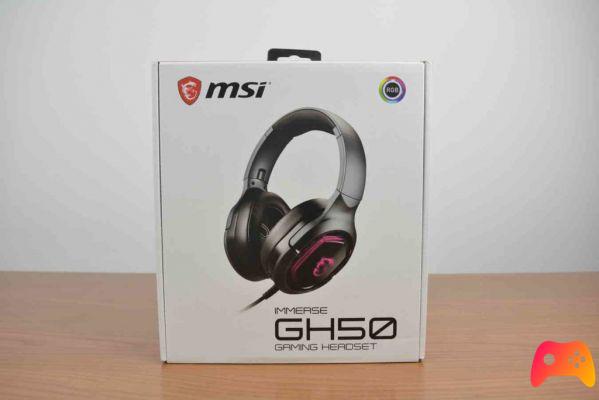 Auriculares para juegos MSI Immerse GH50 - Revisión