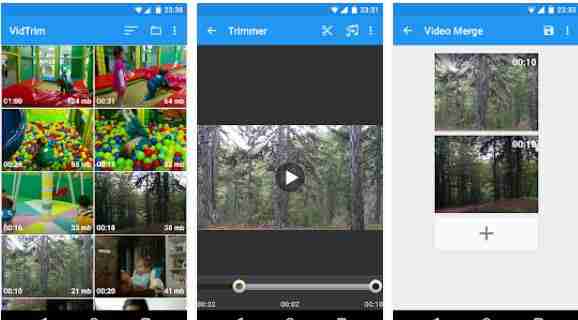 Aplicación Video Cutter para cortar videos en Android