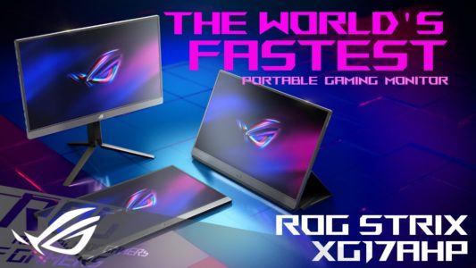 ASUS lança o monitor portátil ROG Strix XG17AHP