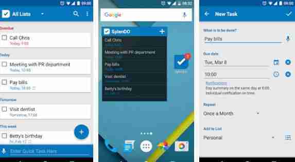 Aplicaciones de recordatorios y listas de tareas: las mejores para Android e iOS