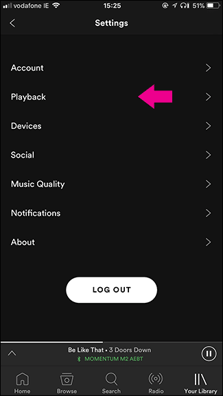 Spotify Crossfade between songs like a DJ