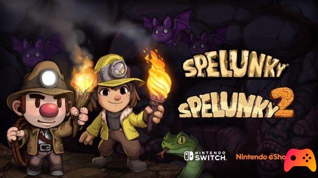 Spelunky 1 e 2 chegando ao Nintendo Switch