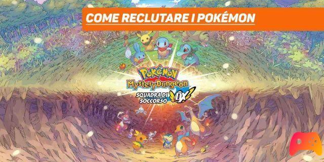 Pokémon Mystery Dungeon DX - Reclutar Pokémon