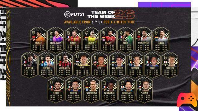 FIFA 21, TOTW 29 officiellement dévoilés !