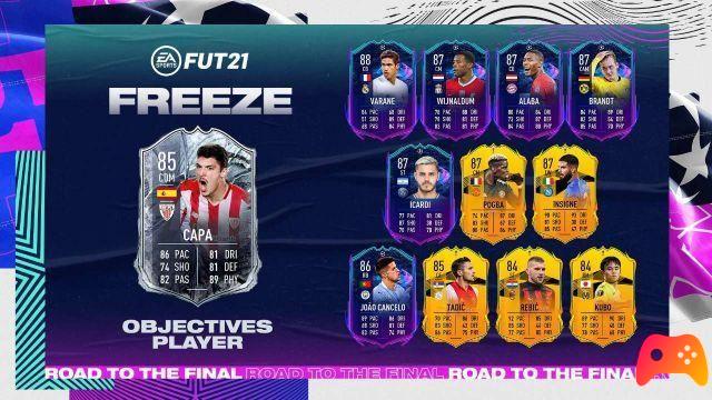 FIFA 21, Capa Fut Freeze arrive dans les objectifs