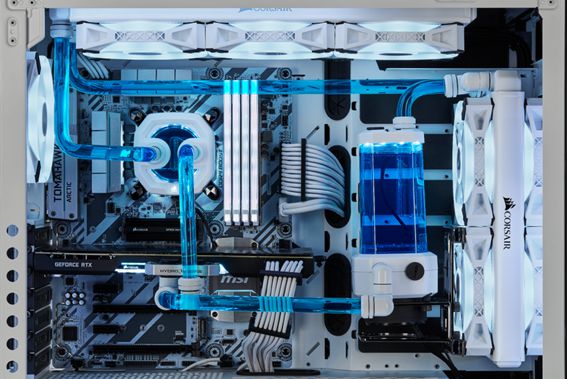 CORSAIR announces components for color white builds