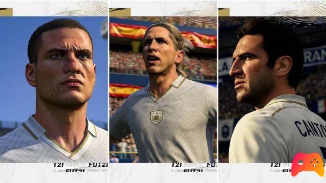 FIFA 21: Cartões de ícones disponíveis por função