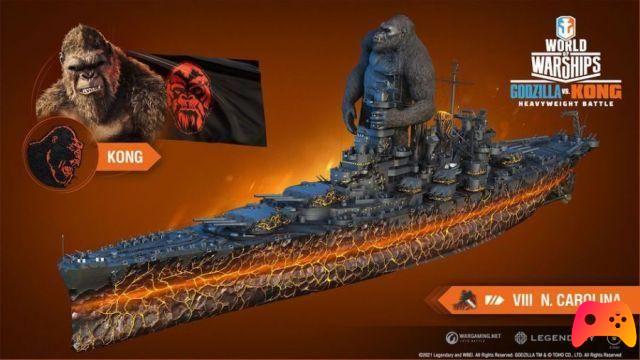 World of Warships accueille Kong et Godzilla