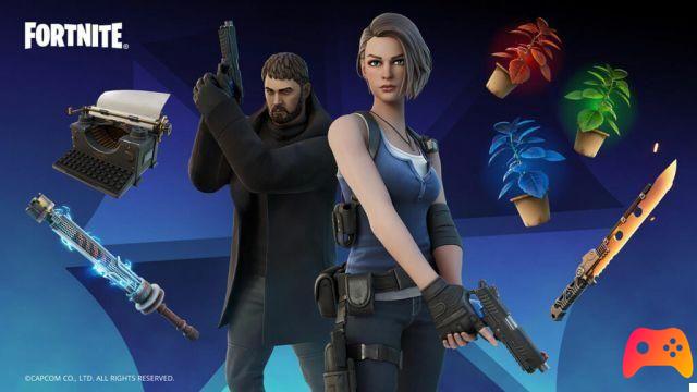 Fortnite: Chris y Jill de Resident Evil próximamente