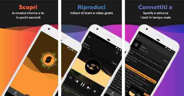 App para reconocer canciones y letras