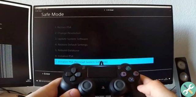 How to get out of PS4 Safe Mode without errors and without losing stored data?