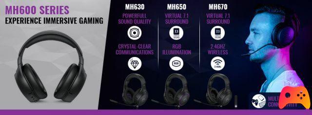 COOLER MASTER presenta tres nuevos auriculares para juegos
