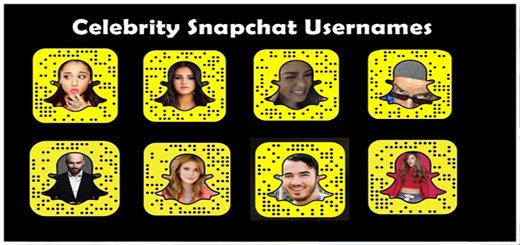 Melhores contas de celebridades no Snapchat