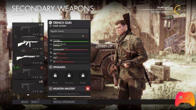 Cómo desbloquear la pistola de trinchera en Sniper Elite 4