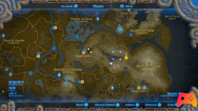 The Legend of Zelda: Breath of the Wild - Dónde encontrar los recuerdos