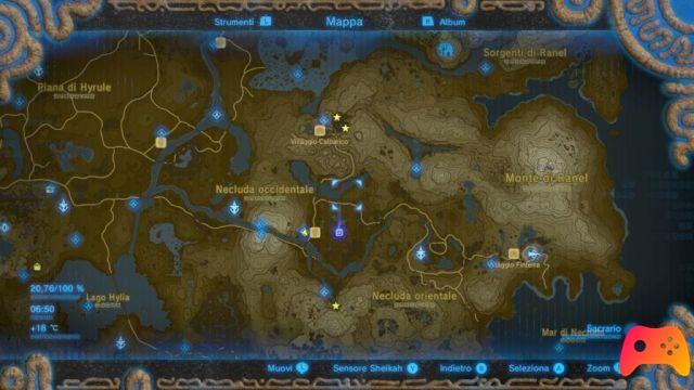 The Legend of Zelda: Breath of the Wild - Dónde encontrar los recuerdos