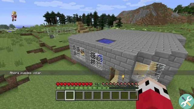 How to fly or stop flying in Minecraft in creative and survival mode