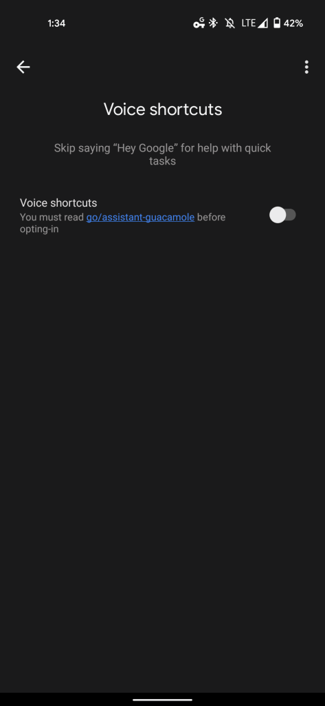 Google Assistant, the Guacamole function arrives