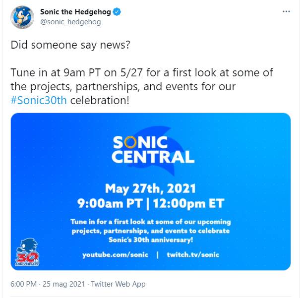 Sonic: new projects on the way