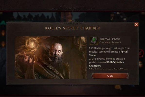 Guía de eventos de la cámara secreta de Diablo Immortal Kulle