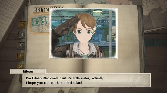 Como recrutar Eileen Blackwell em Valkyria Chronicles 4