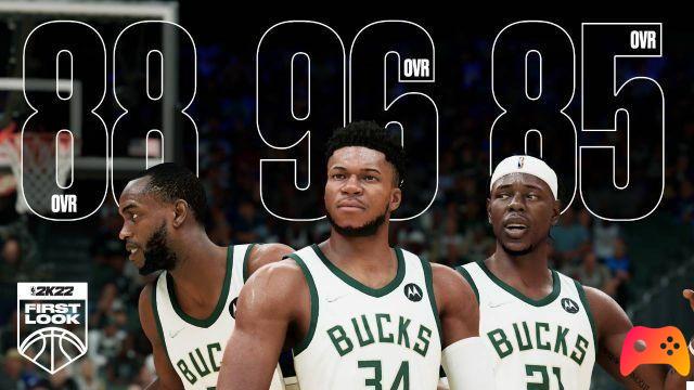 NBA 2K22: novas imagens e classificações de alguns atletas