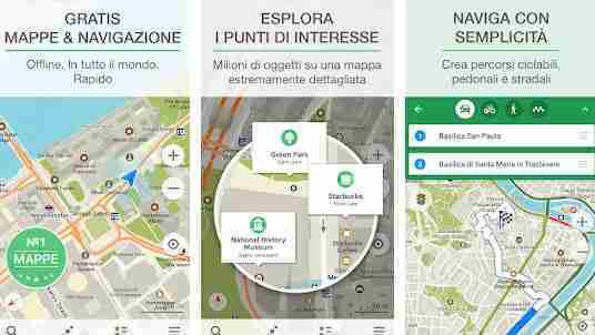 Il Migliore navigatore GPS offline su android via smartphone e tablet