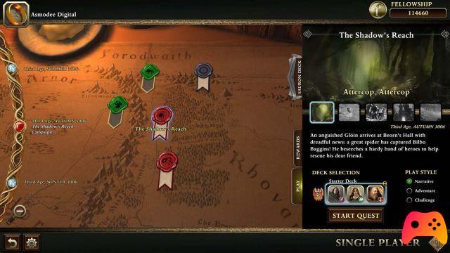 O senhor dos anéis: jogo de cartas de aventura - revisão
