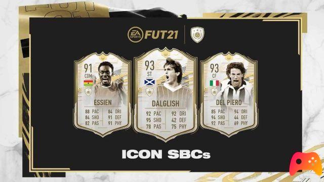 FIFA 21: the new Icons available through SBC