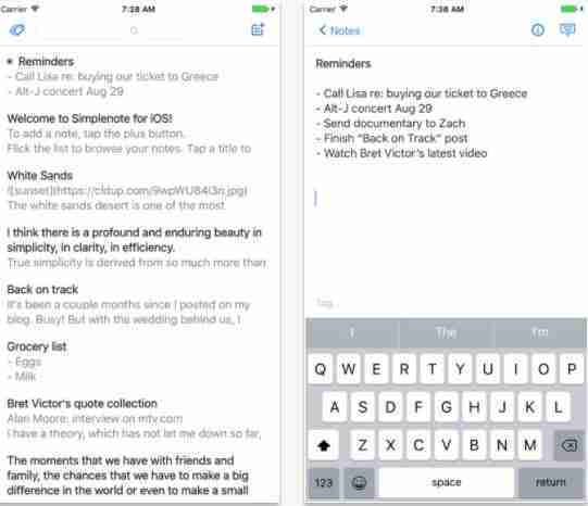Les meilleures applications de prise de notes pour iPhone et iPad
