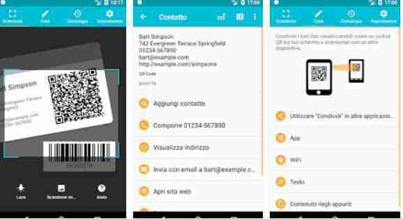 Aplicación de código QR de Android: leer y crear