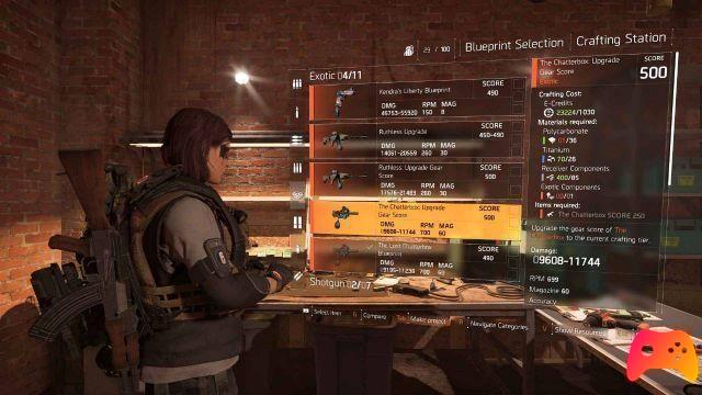 The Division 2 - Comment améliorer les armes exotiques