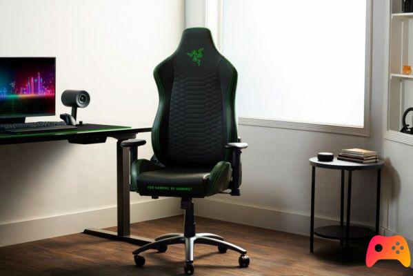 Razer lance Iskur X, le coussin de tête et le coussin lombaire