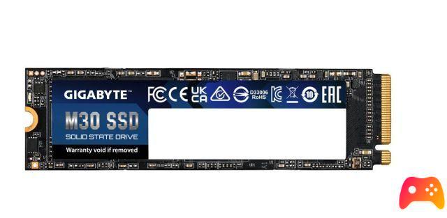 GIGABYTE: presented the new SSD of the M30 series