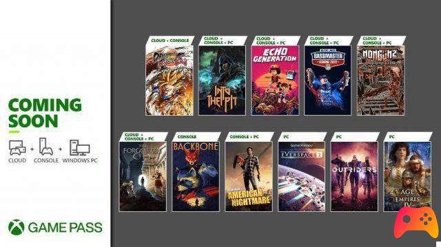 Xbox Game Pass octobre, plus de titres dévoilés