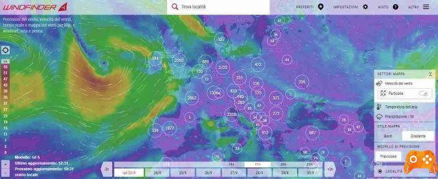 Windfinder what it is and how it works to know weather and wind forecasts