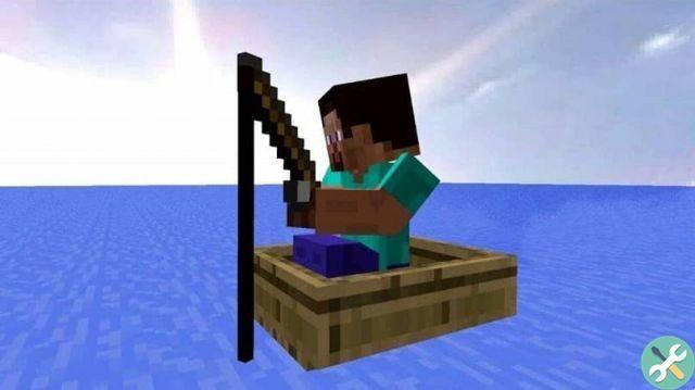 Como fazer uma vara de pescar e como pescar no Minecraft Muito fácil!