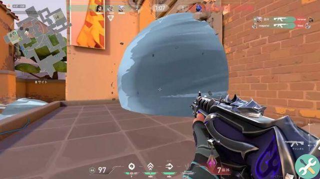 Valorant is a free-to-play first-person hero online shooter. Video computer game. Man play video game on laptop Stock Photo - Alamy