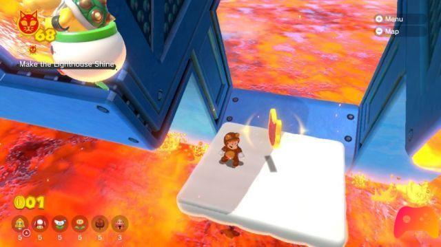 Super Mario 3D World + Bowser's Fury: 100% isla de rodillos en movimiento