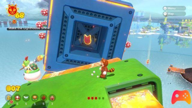 Super Mario 3D World + Bowser's Fury: 100% isla de rodillos en movimiento