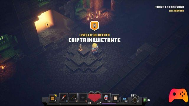 Minecraft: Dungeons - Desbloquear a cripta assustadora