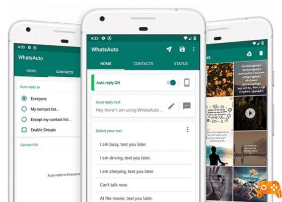 Enviar respuestas automáticas en WhatsApp