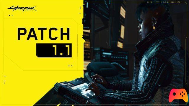 Cyberpunk 2077: parche 1.1 disponible