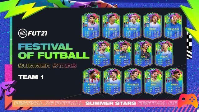 ¡FIFA 21, el equipo 1 de Summer Stars presentado!