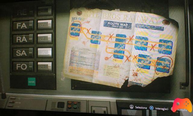 Resident Evil 3 Remake: puzzle de métro