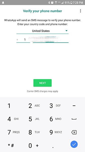 How to hide phone number on WhatsApp