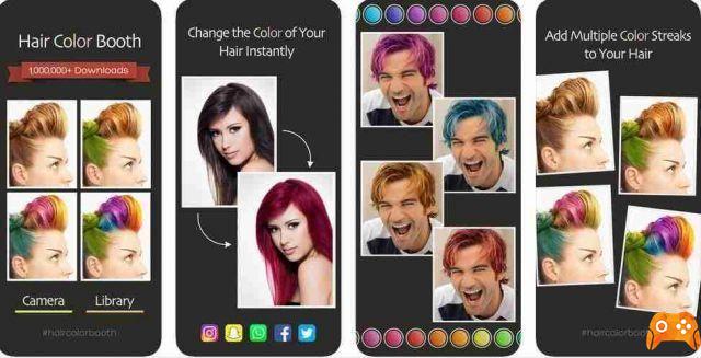 Meilleures applications pour changer la couleur des cheveux sur les photos pour iOS