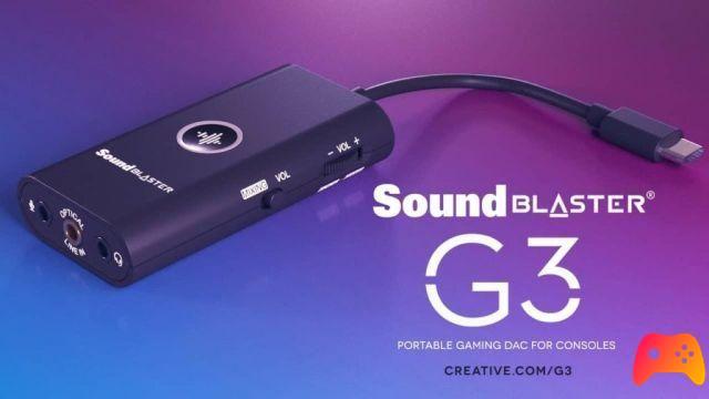 Sound Blaster G3 arrive sur consoles