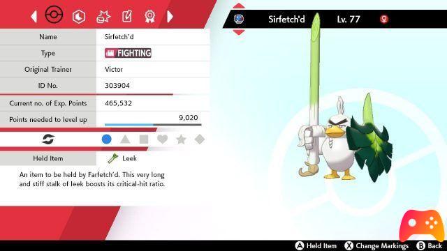 Pokémon Sword and Shield - Comment obtenir Sirfetch'd